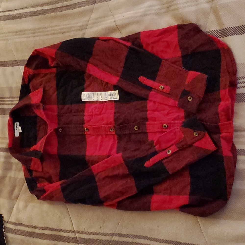 Red and black flannel